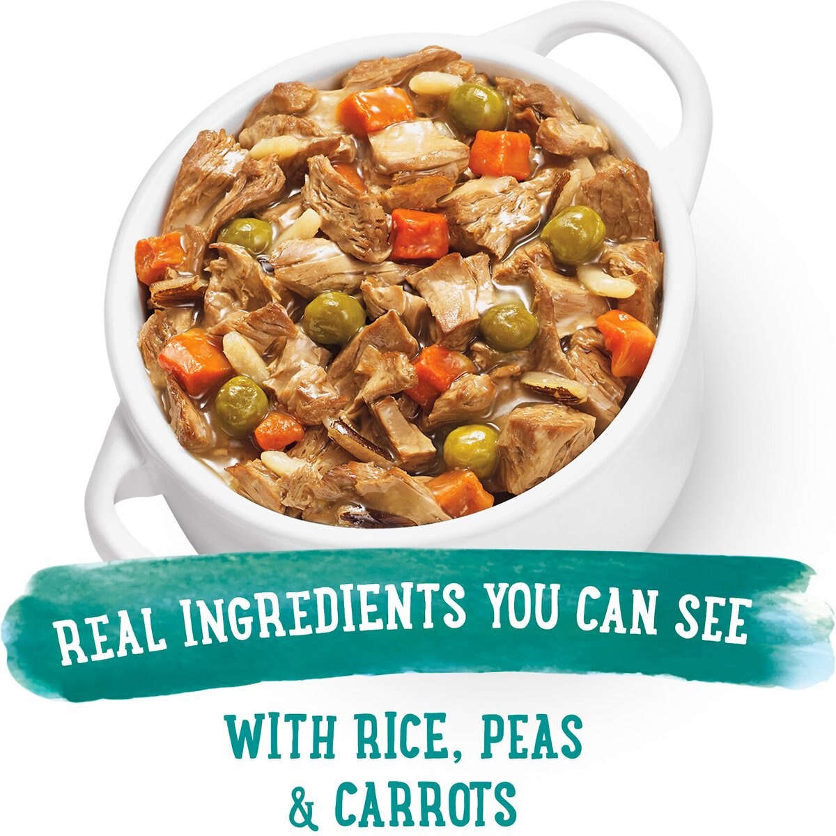 Purina Beneful Prepared Meals Savory Rice and Lamb Stew with Peas and Carrots Wet Dog Food