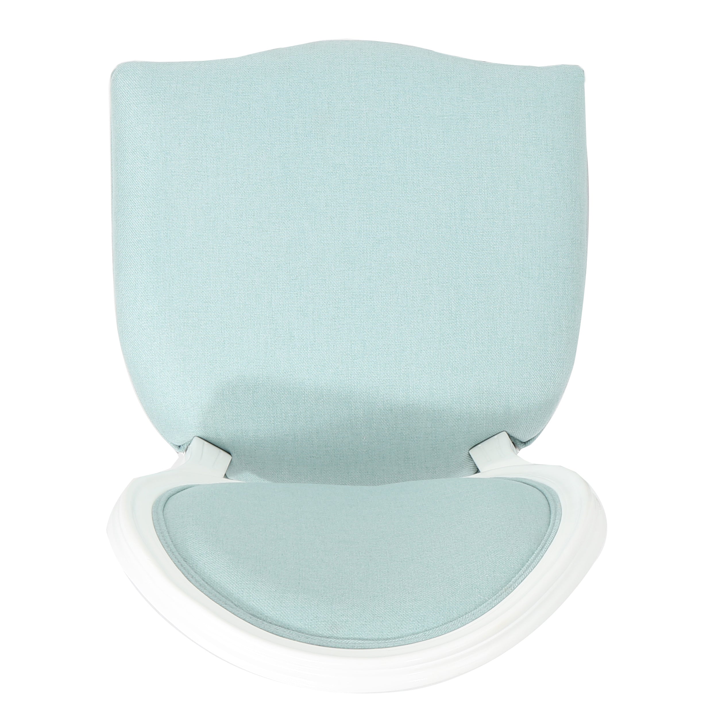 Adelise Traditional Light Blue Upholstered Fabric Dining Chairs (Set of 2)