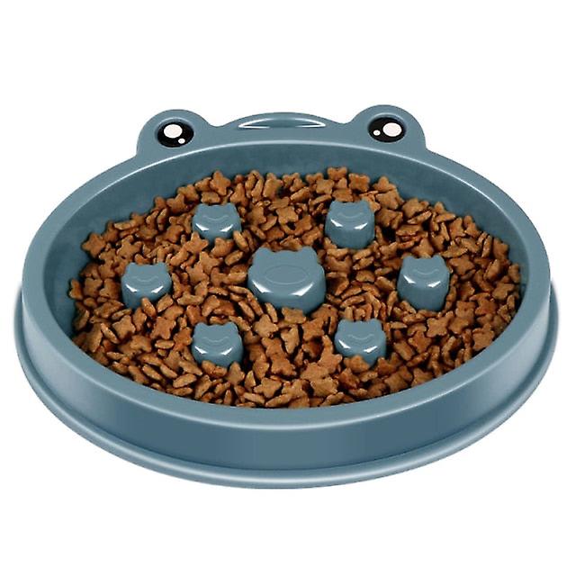 Anti gulping dog slow feeder bowl