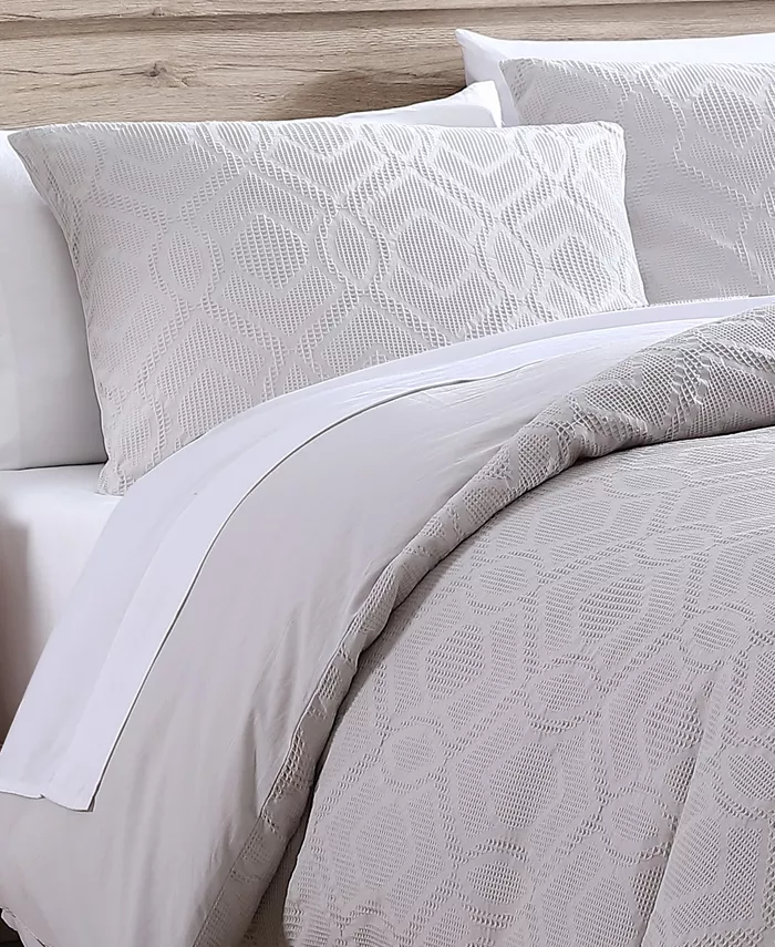 Tommy Bahama Home CLOSEOUT! Tommy Bahama Textured Waffle Queen Comforter 3 Piece Set