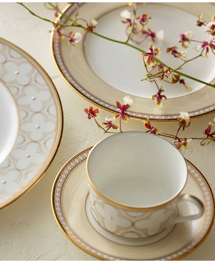 Noritake Trefolio Gold Dinnerware Collection