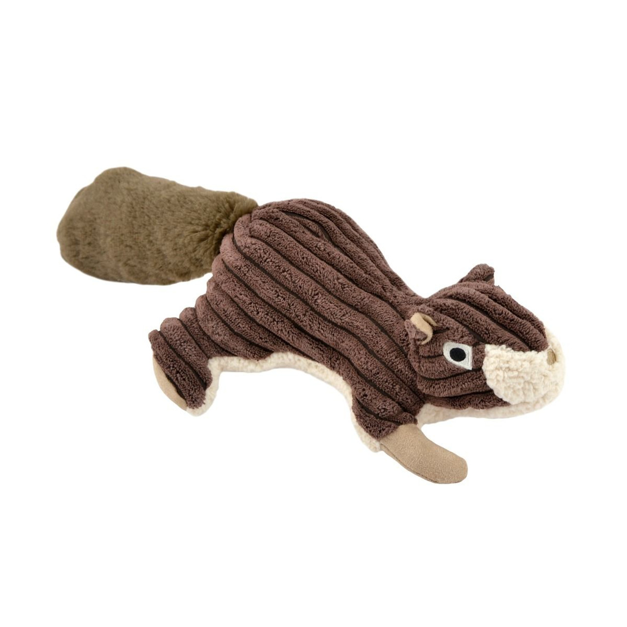 Tall Tails Squirrel Plush With Squeaker Dog Toy， 12