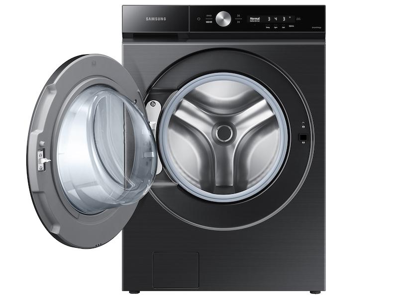 Samsung WF53BB8700AV Bespoke 5.3 Cu. Ft. Ultra Capacity Front Load Washer With Super Speed Wash And Ai Smart Dial In Brushed Black