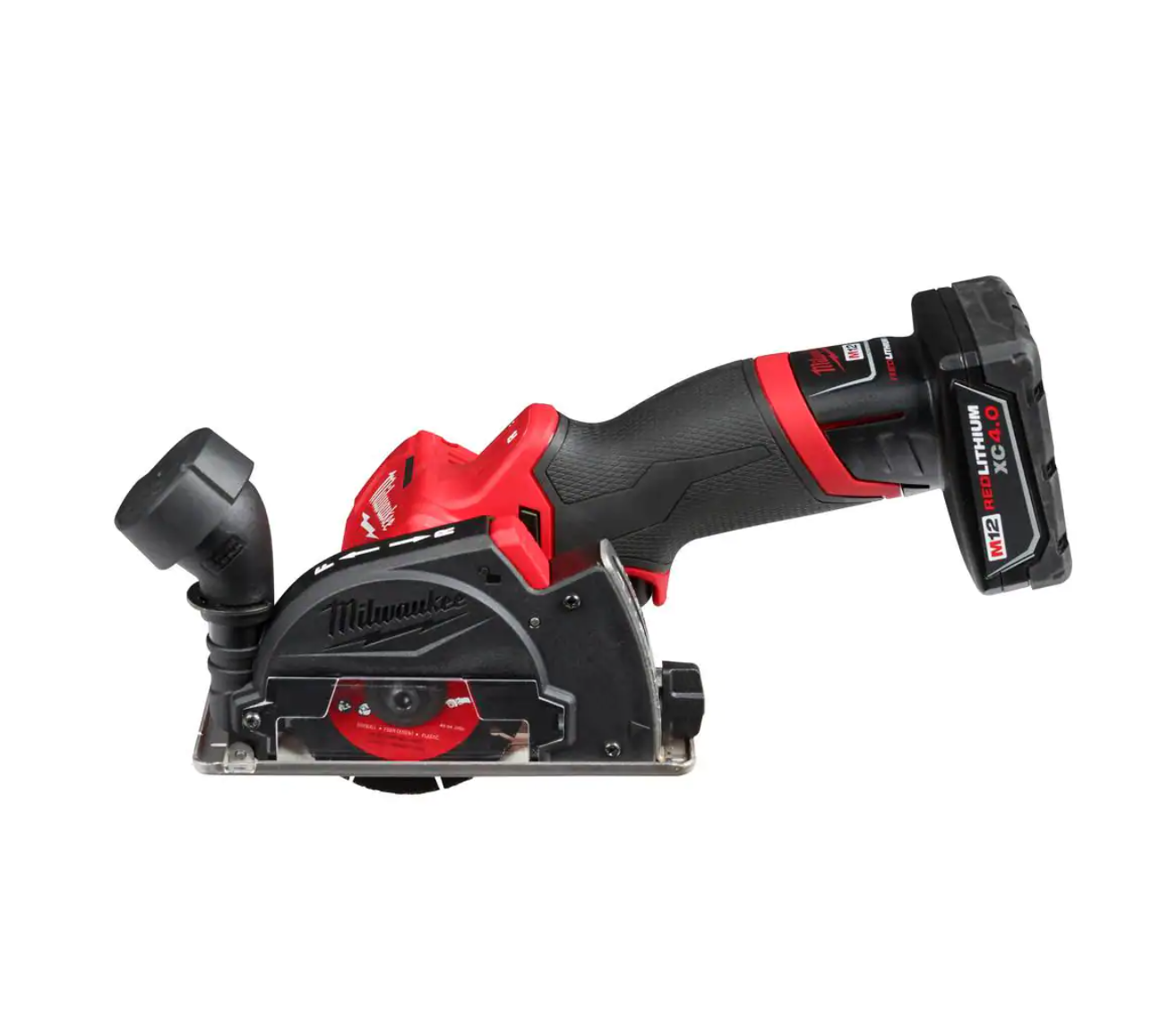 Milwaukee 2522-21XC-48-11-2460 M12 FUEL 12-Volt 3 in. Lithium-Ion Brushless Cordless Cut Off Saw Kit with 6.0Ah Battery