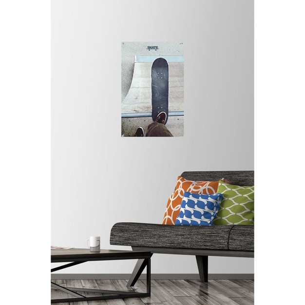 Trends International Skateboarding Drop In Unframed Wall Poster Prints