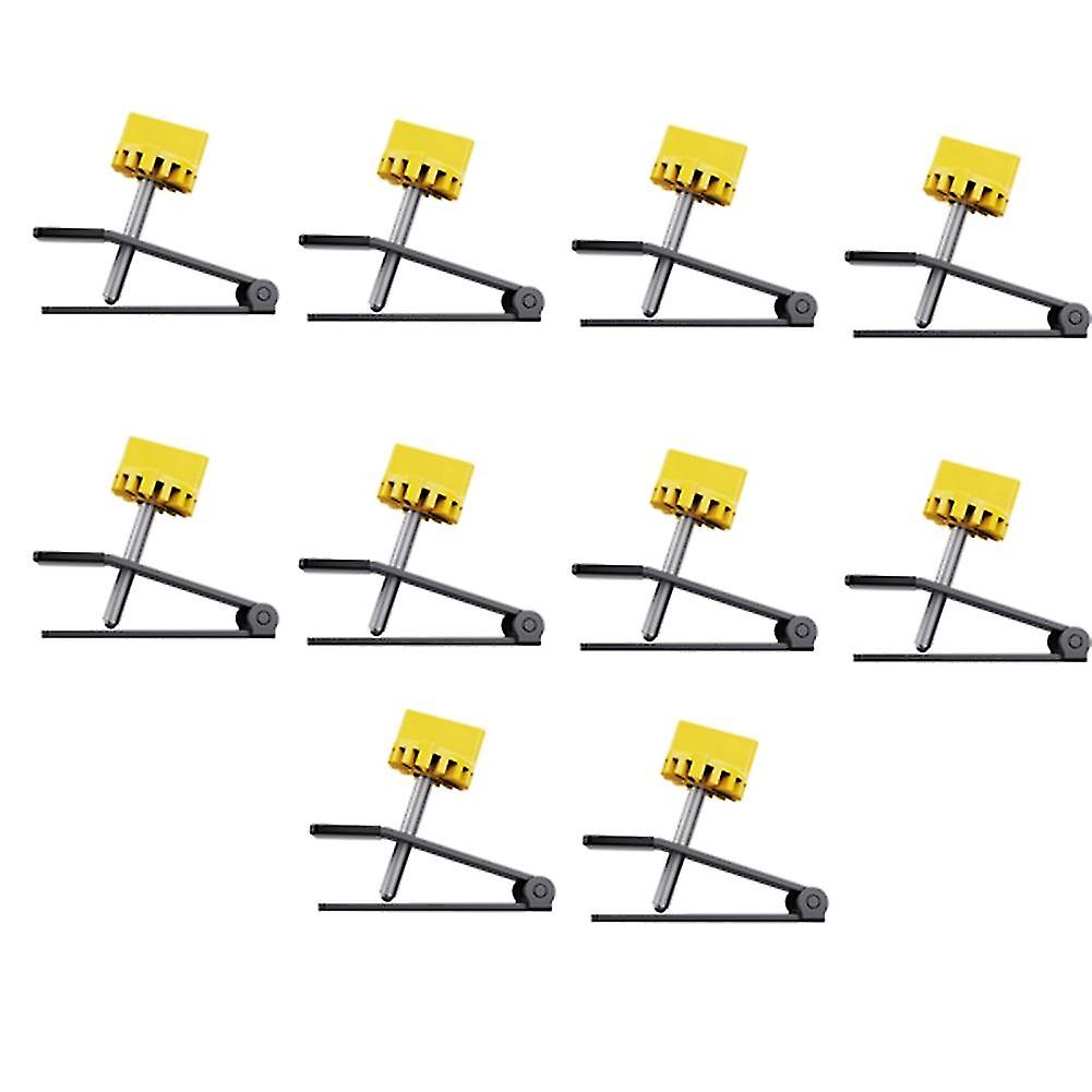 10pcs Set Manual Tile Locator Wall Tiles Height Regulator Adjustment Positioner Leveler Rising Cons