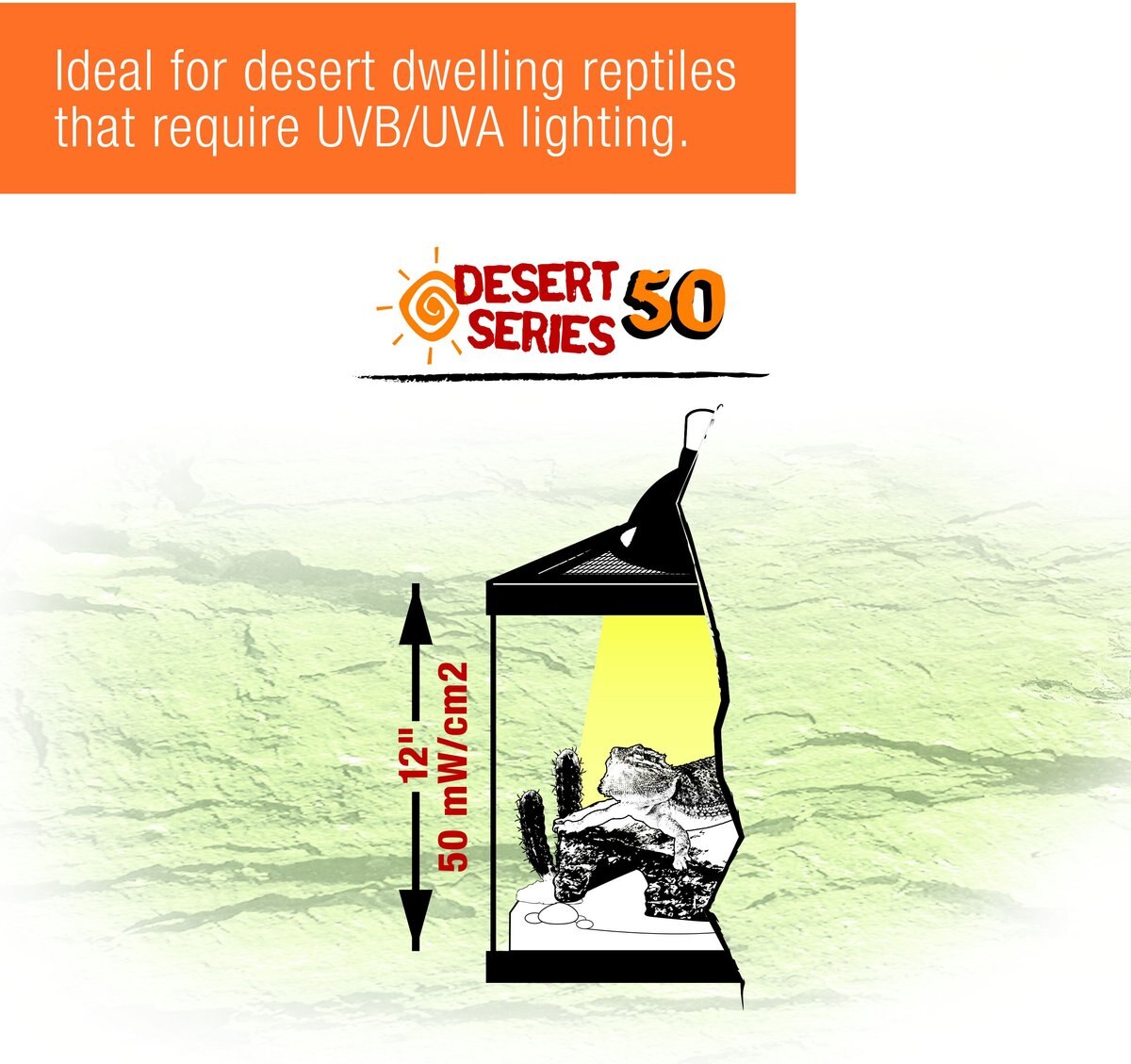 Zilla Desert Series T8 Fluorescent 17-watt Terrarium Bulb， 24-in