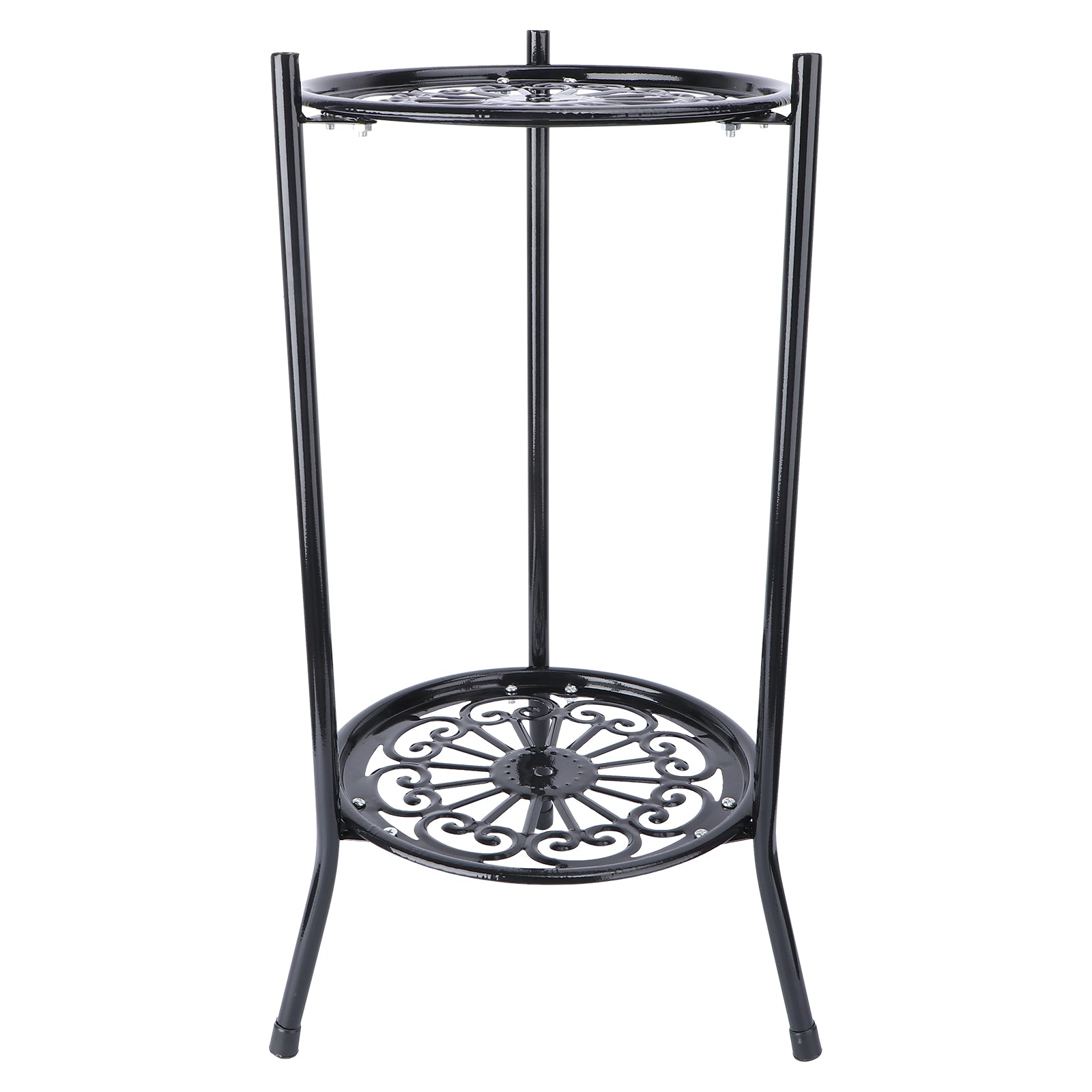 Flower Plant Stand Rack Stands Metal Pot Planter Iron Holder Outdoor Potted Shelf Plants Tier Garden Display Multiple