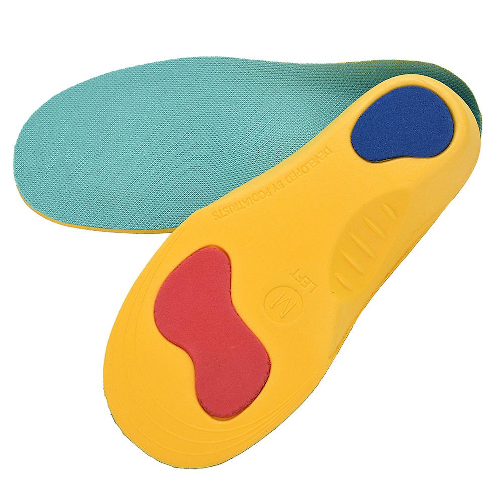 Orthotic Corrective Arch Support Cushion Shoe Inserts Insoles Pads For Kids (m)