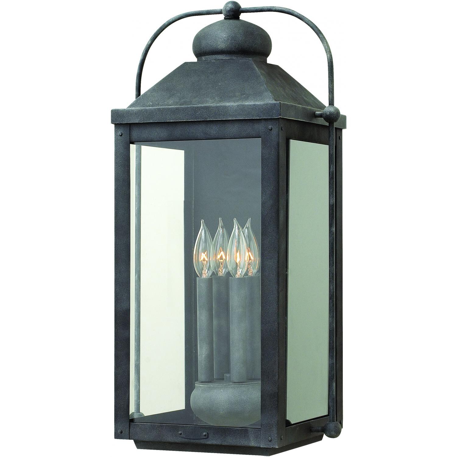 Hinkley Lighting Anchorage Four Light 25-Inch Outdoor Wall Light