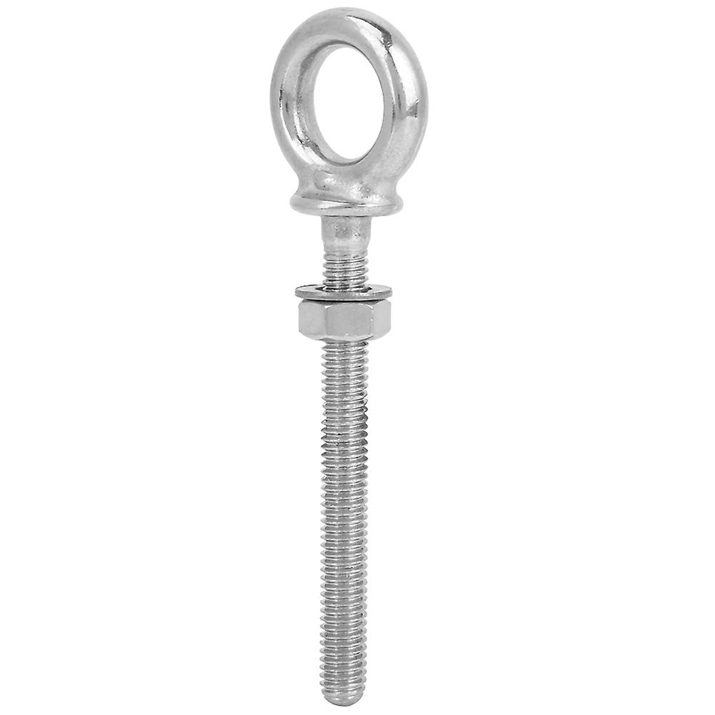316 Stainless Steel Heavy Lifting Long Eye Bolt Screw Loop Hole For Cable Rope (zws6705-8)