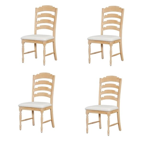 Extendable Dining Table Set W/ Removable Leaf And 6 Dining Chairs