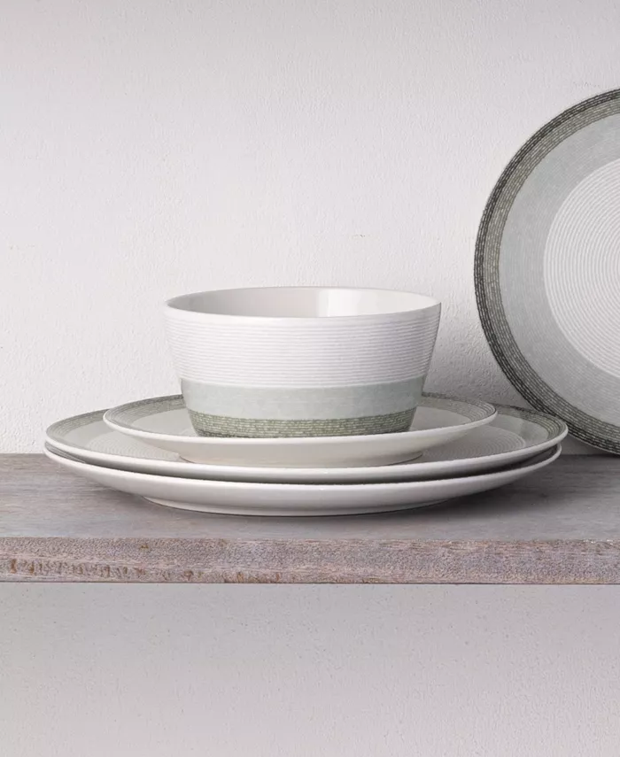 Noritake Colorscapes Layers 12 Piece Coupe Dinnerware Set