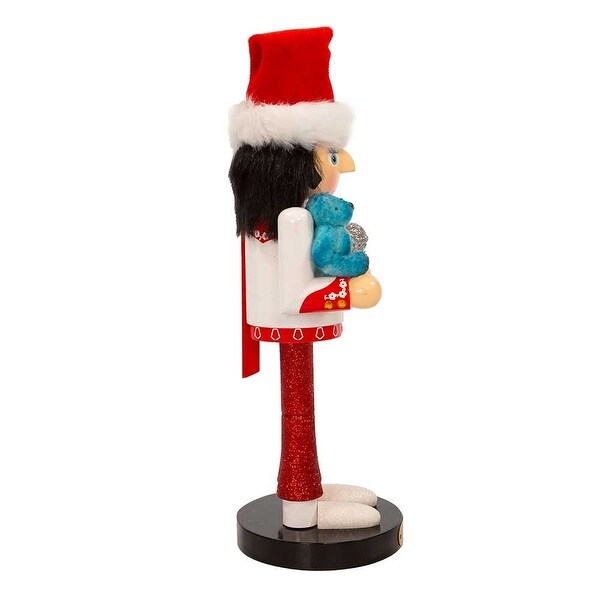 Kurt Adler 10Inch Elvis Presley® With Teddy Bear Nutcracker