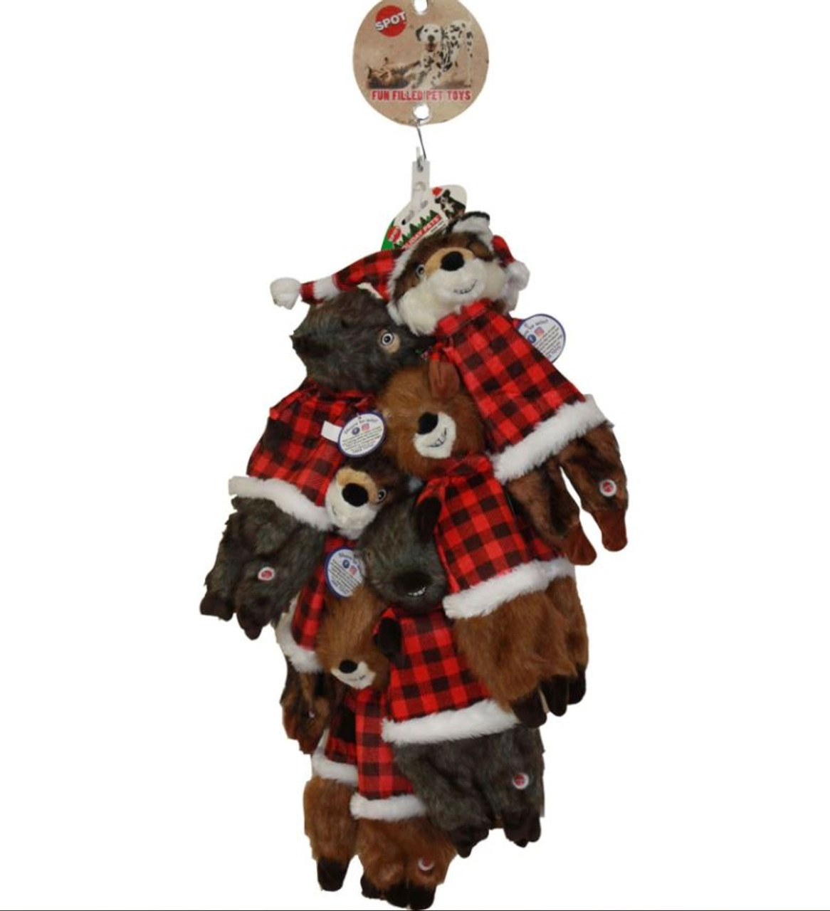 Spot Holiday Christmas Furzz Toy， 13.5