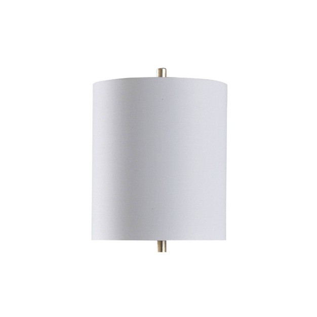 Westray Open Cage Table Lamp With Marble Base Cylinder Shade Brass Stylecraft