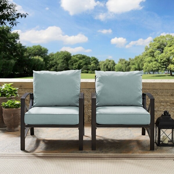 Crosley Kaplan 2piece Outdoor Chair Set