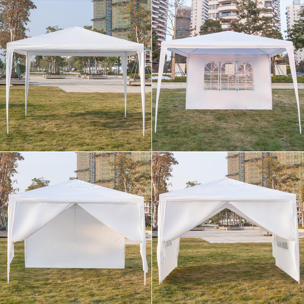 Zimtown 10'x10' Party Wedding Tent Outdoor Gazebo 4 Sides Heavy Duty Pavilion Event