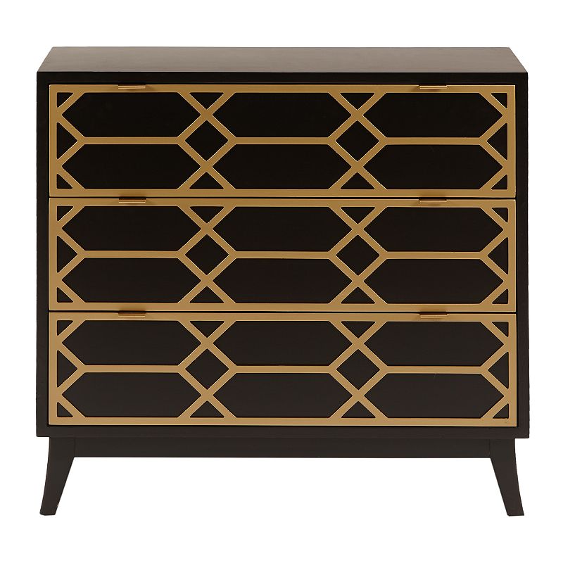 Madison Park Gabrielle 3-Drawer Storage Dresser