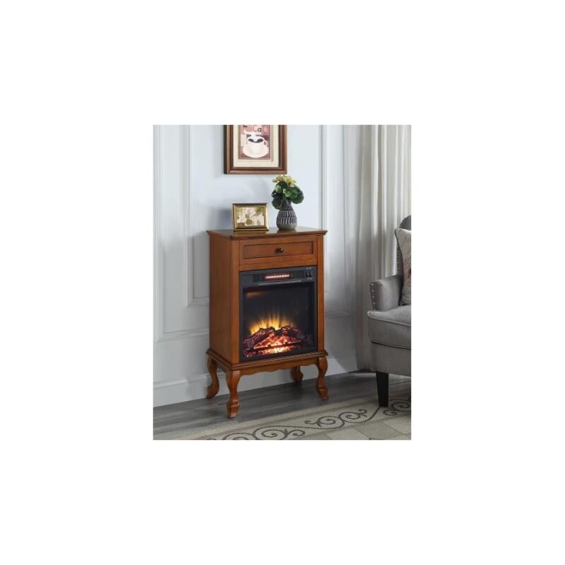 Walnut Eirene Fireplace