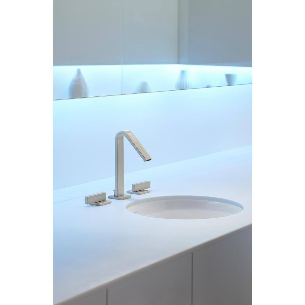 KOHLER Verticyl Under-Mounted Bathroom Sink in White K-2883-0