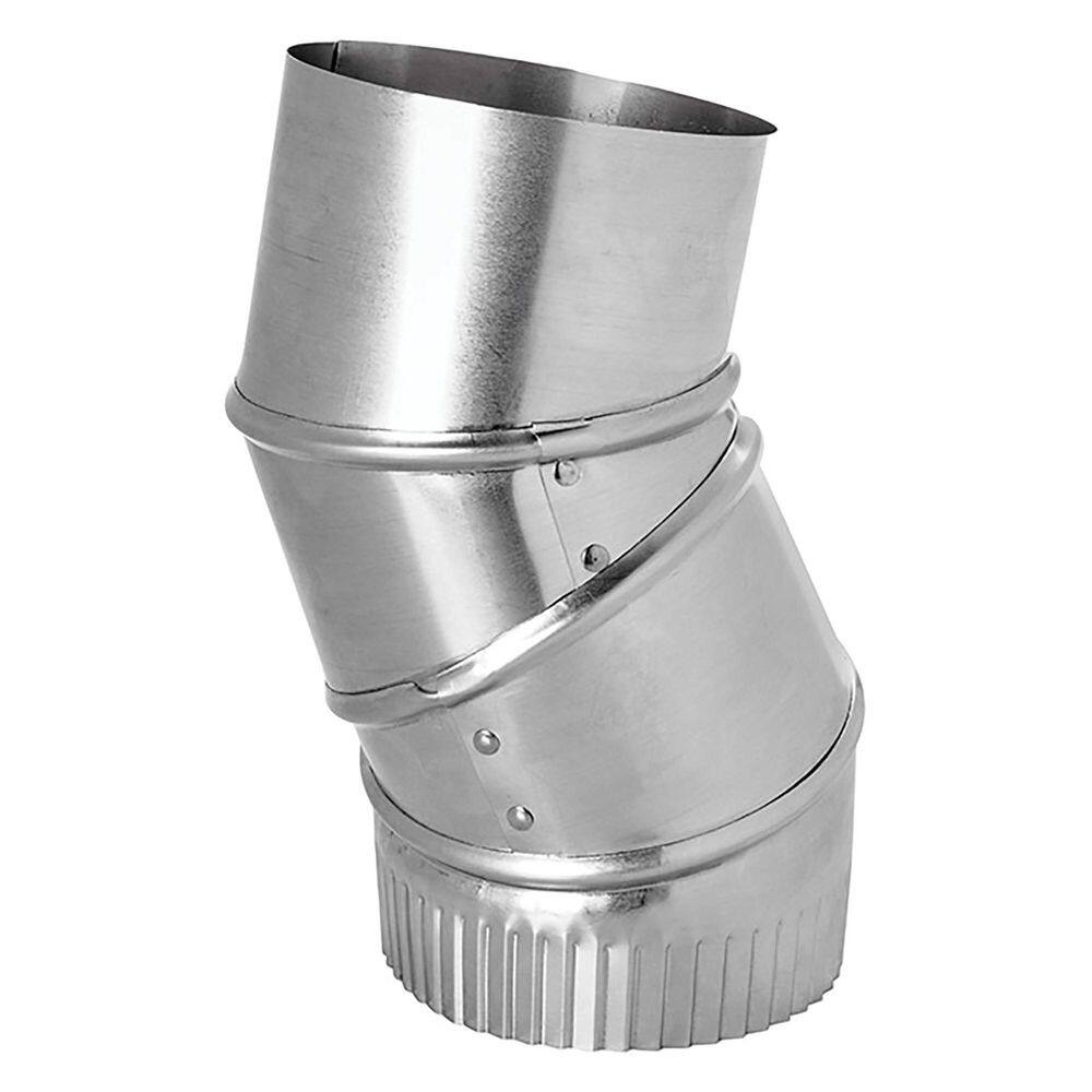 Lambro 4 in. 90-Degree Aluminum Adjustable Elbow 2310