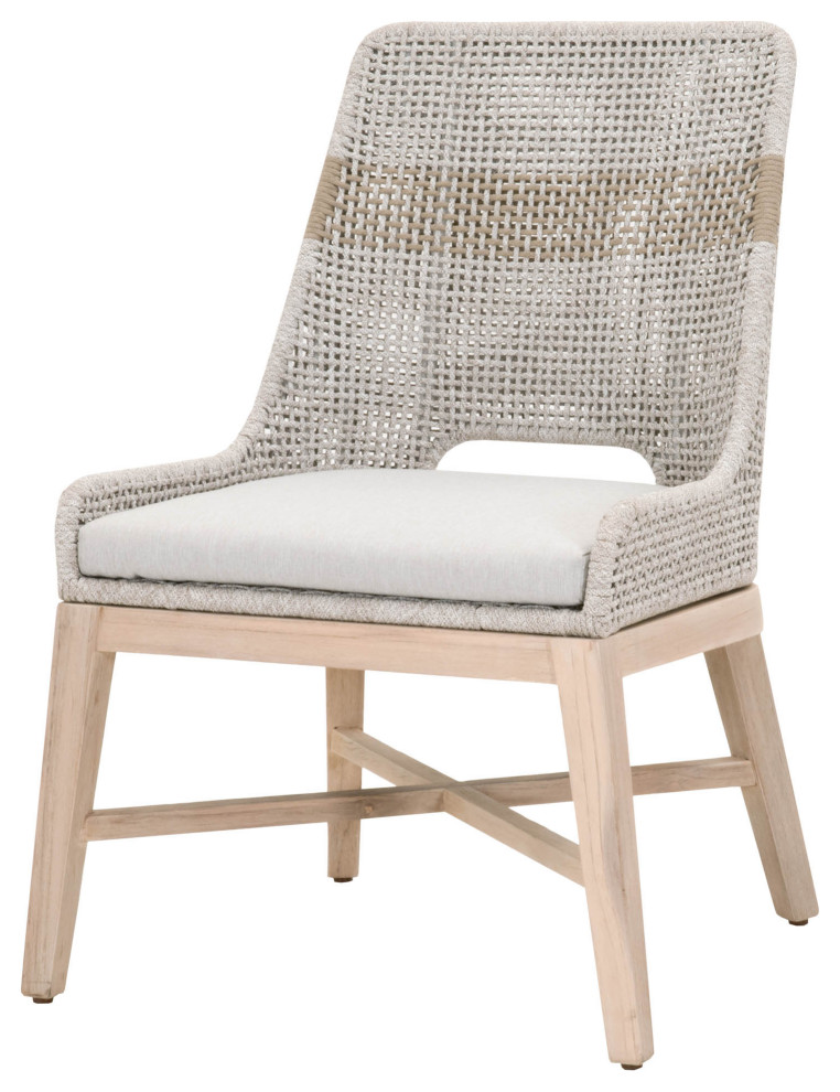 Tapestry Outdoor Dining Chair  Set of 2   Beach Style   Outdoor Dining Chairs   by Essentials for Living  Houzz