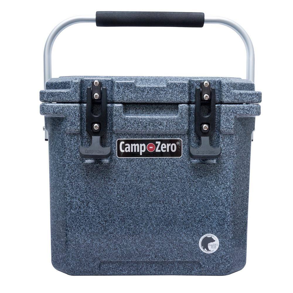 Camp-Zero 12.9 qt. Premium Cooler with Folding Handle Black Granite CZ12L-DBG