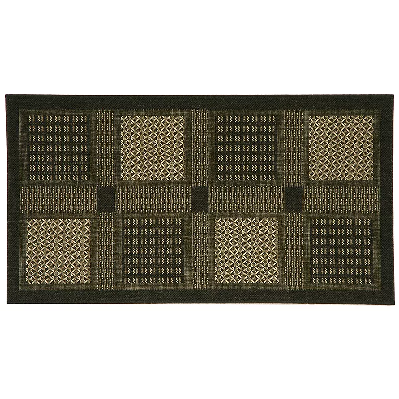 Safavieh Courtyard Square Indoor Outdoor Patio Rug - 2'7 x 5'