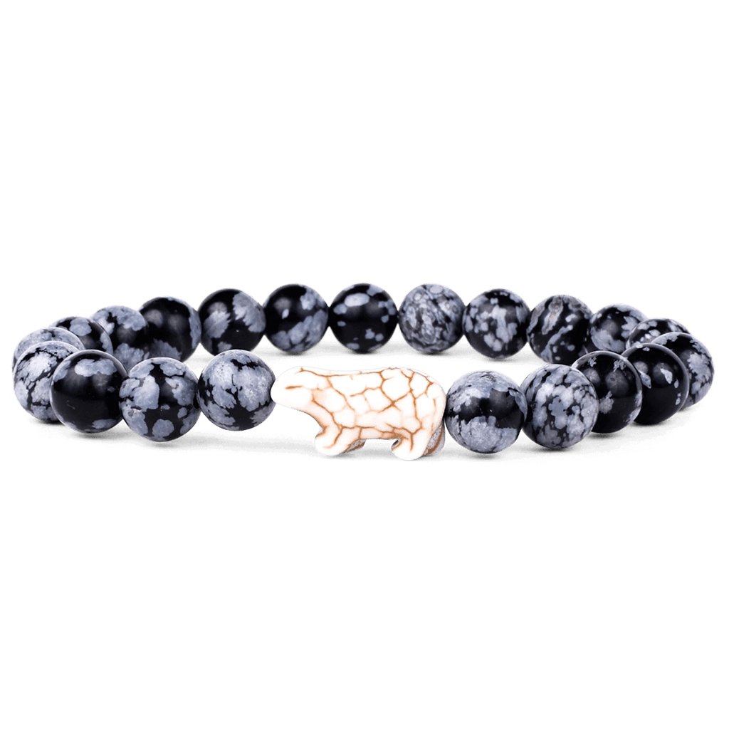 Fahlo  The Venture Bracelet in Papillae Stone-Polar Bear-Tracking Bracelet