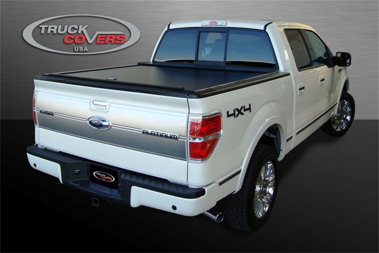 Truck Covers USA American Roll Cover  Hard Retractable Rollup Tonneau Cover Tonneau Cover