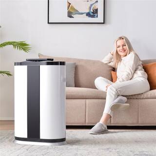 Aoibox Smart Air Purifier with H13 True HEPA Filter for Large Homes up to 3000 sq. ft. with Movable wheel Wisdom WiFi SNMX4229