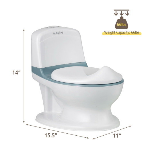 Costway 25183706 Kids Realistic Flushing Sound Lig...