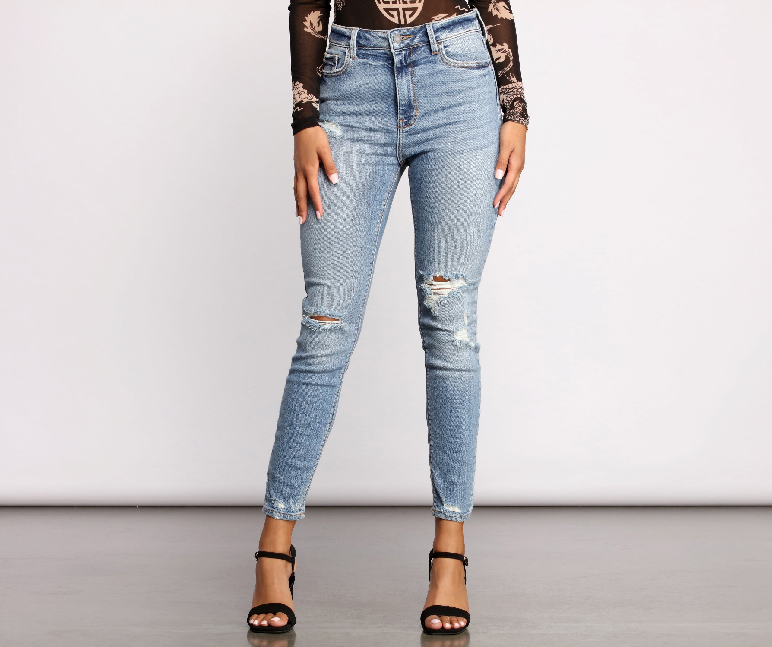 The Next Level High Rise Skinny Jeans