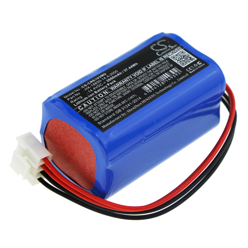 Carewell ECG1103 ECG1103B ECG1103G ECG1103L ECG1106 2600mAh Medical Replacement Battery BatteryClerkcom Medical