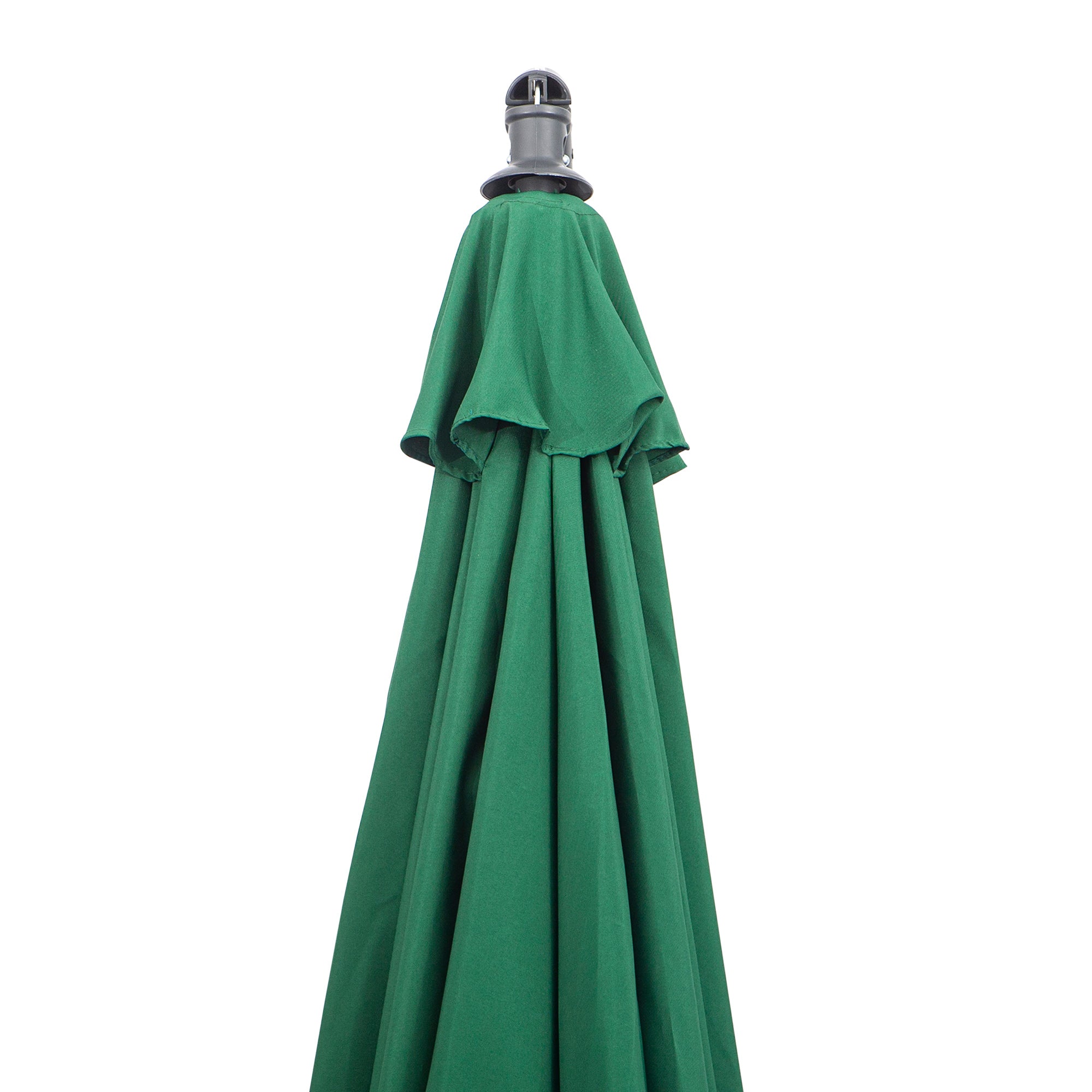 Outsunny 10' Cantilever Hanging Tilt Offset Patio Umbrella With Stand - Green