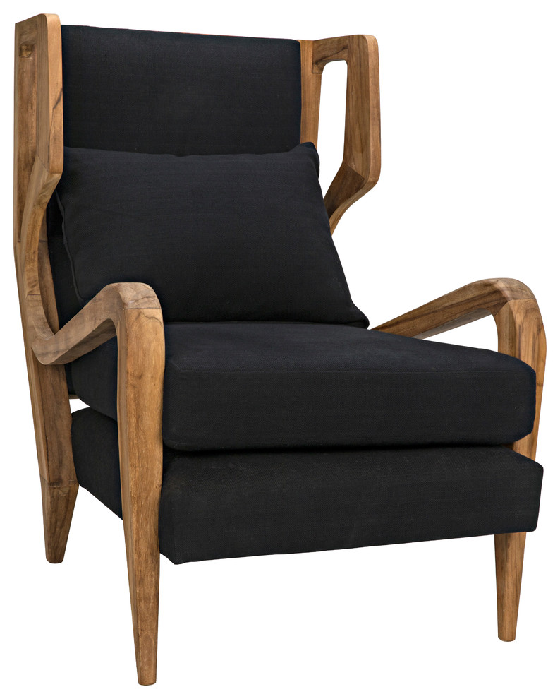 Carol Chair  Teak   Midcentury   Armchairs And Accent Chairs   by Lighting Reimagined  Houzz