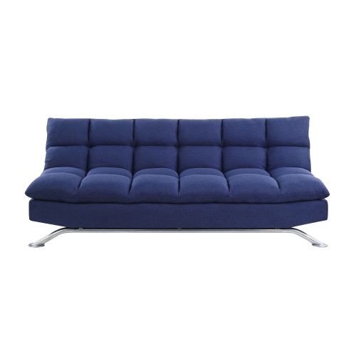 ACME Petokea Adjustable Sofa  Blue Fabric 58255