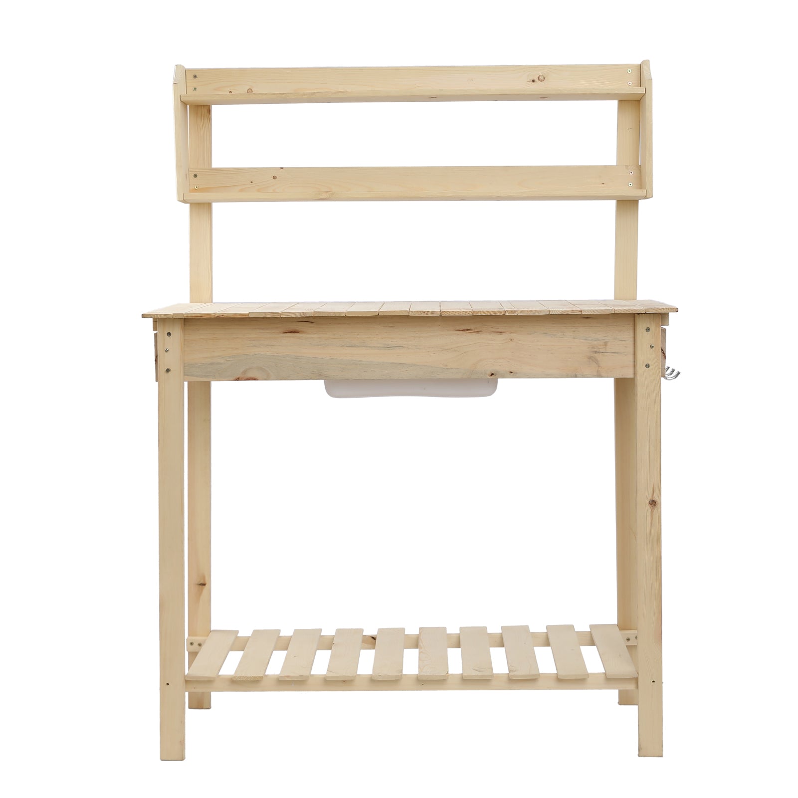 Wooden Garden Workbench Sliding Table Top