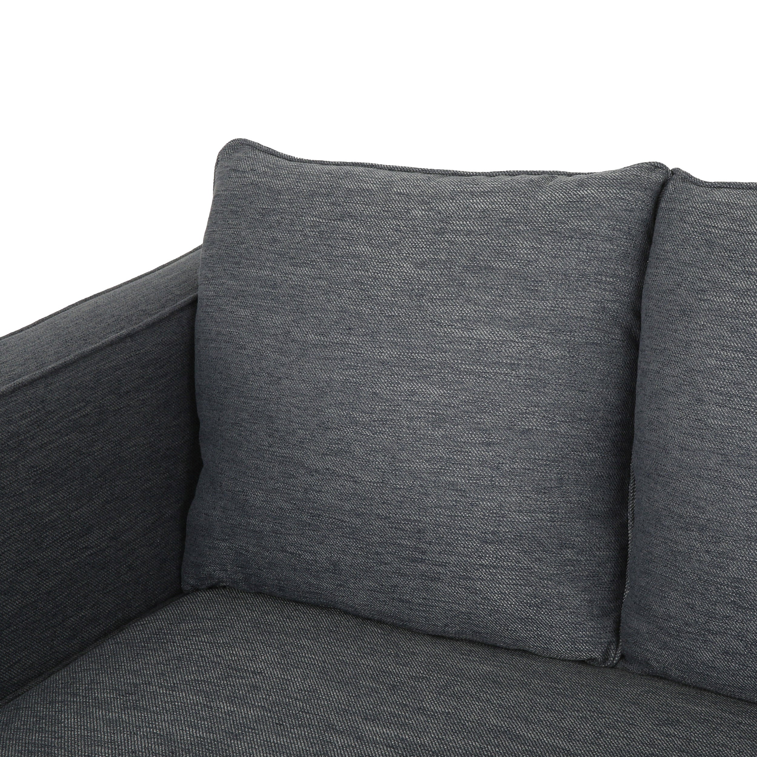 Nimsi Contemporary 3 Seater Fabric Sofa