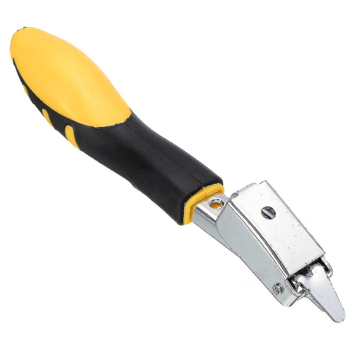 Wood Door Upholstery Construction Staple Remover， Tack Lifter Office(1pcs，yellow)