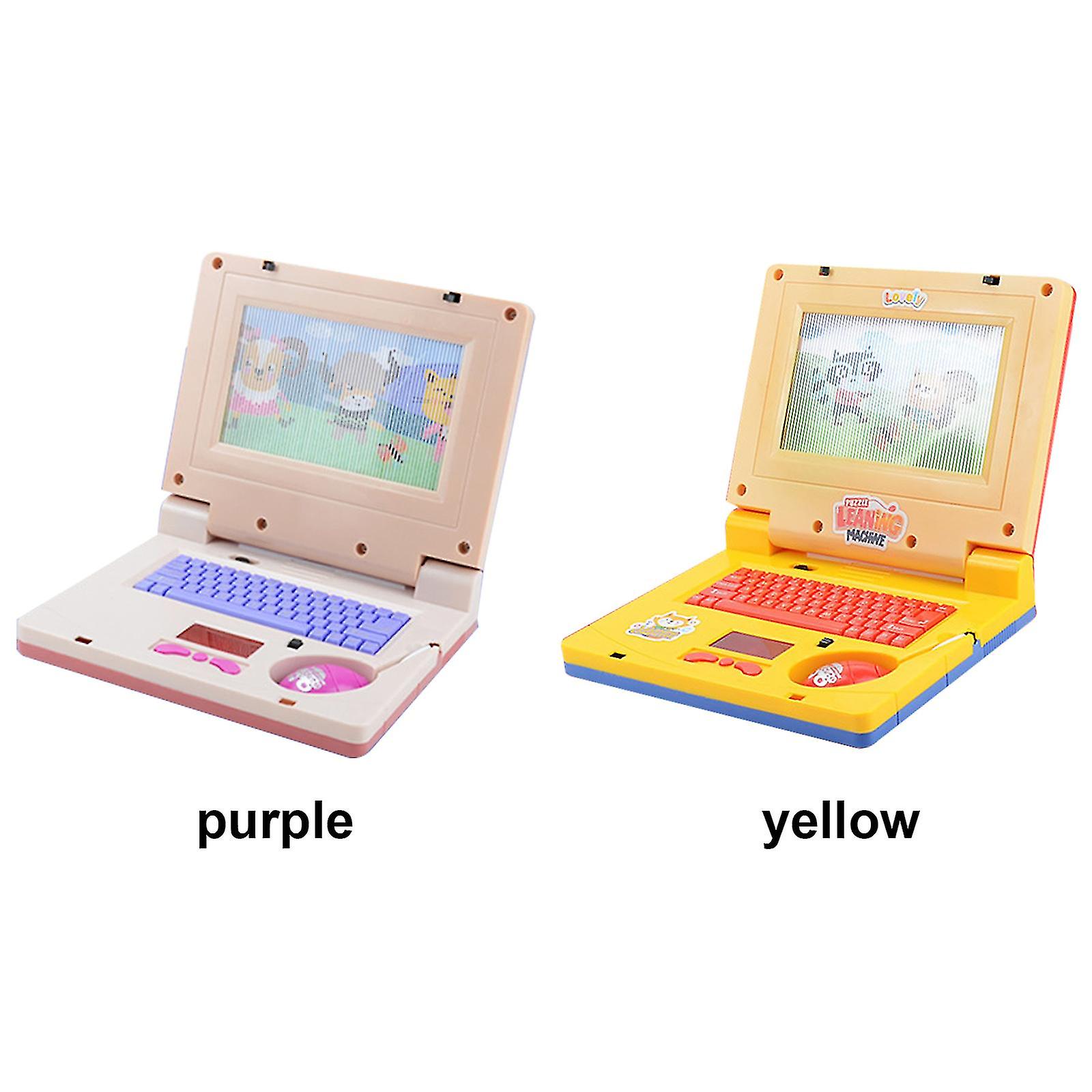 Simulated Kids Laptop，educational Learning Computer For Kids Ages 3+，with Sound Effects And Music