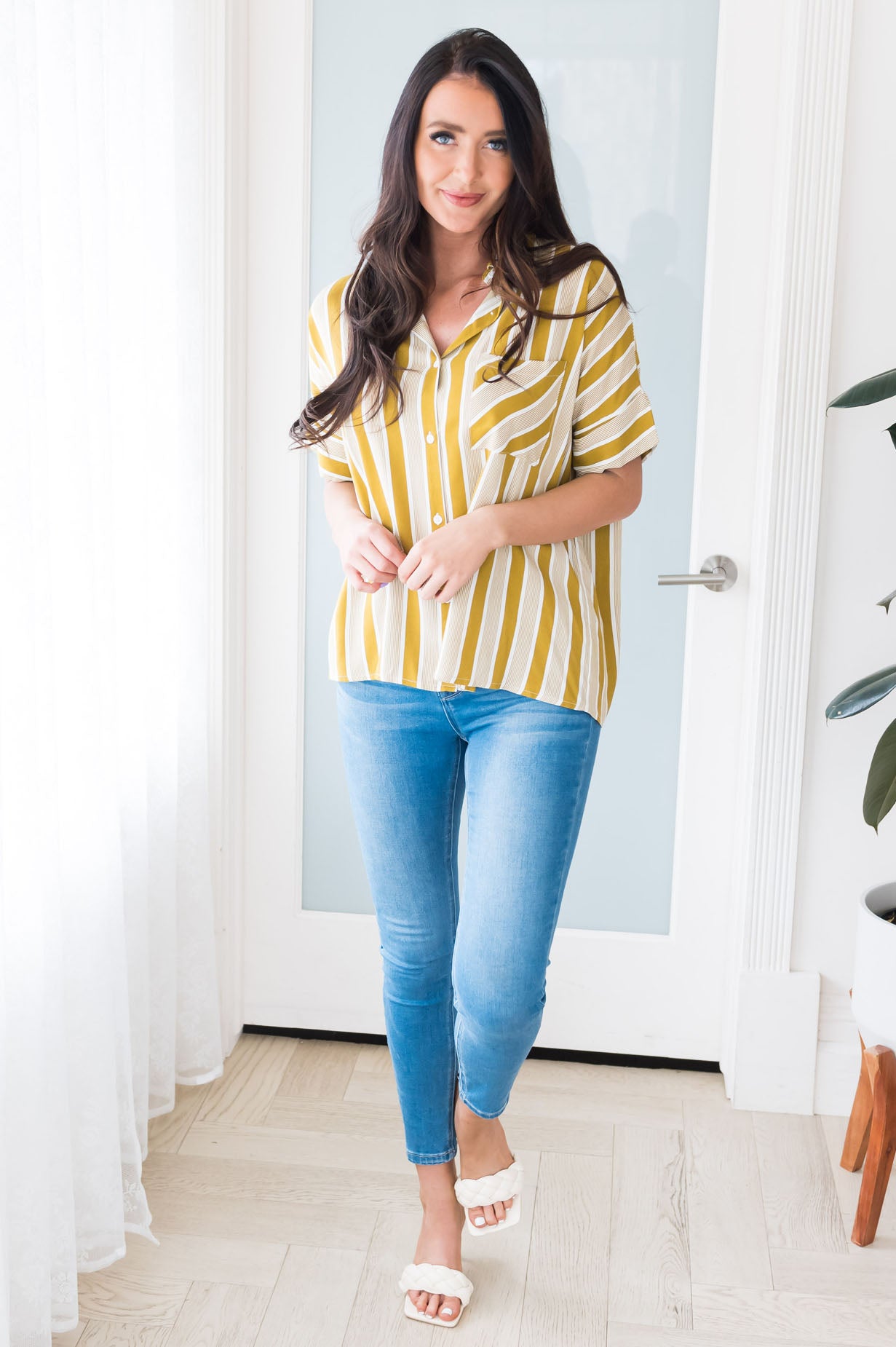 Sunshine On My Mind Modest Blouse