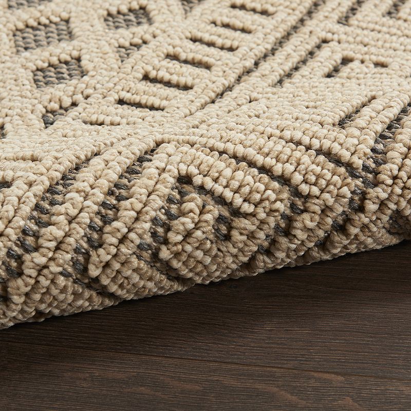 Nourison Elwood Greek Stripe Tassel 5'3'' x 7'11'' Indoor Rug