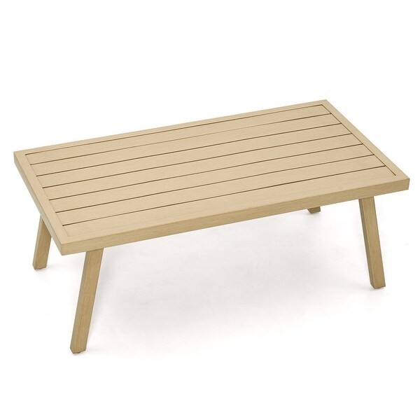 1Piece Outdoor Aluminum Patio Coffee Table