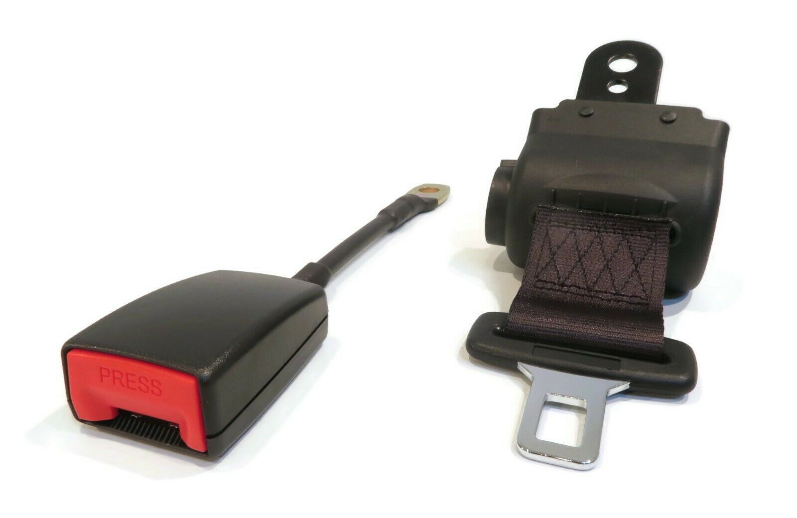 The ROP Shop | Universal Seat Belt Buckle and Receiver Set for Excavator， Bulldozer and Compactor