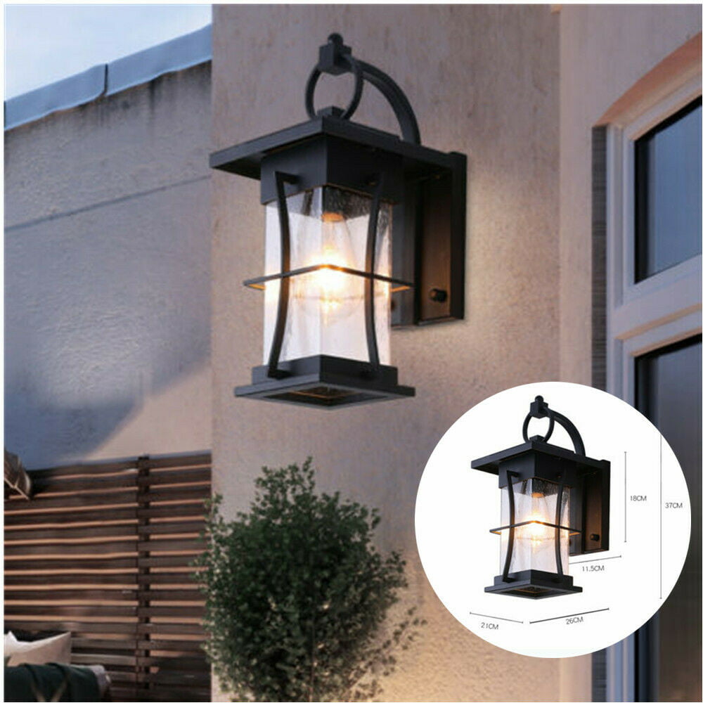 Outdoor Wall Lantern Sconce Porch Lamp Wall Light Fixtures Exterior Waterproof Outdoor Wall Light Retro Exterior Lantern Sconce Industrial Porch Patio Lamp Wall Light Fixture Exterior Lighting Lamp