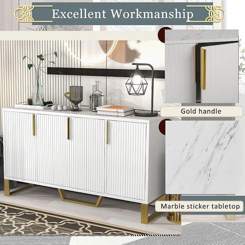 Merax Modern sideboard，Kitchen Cabinet