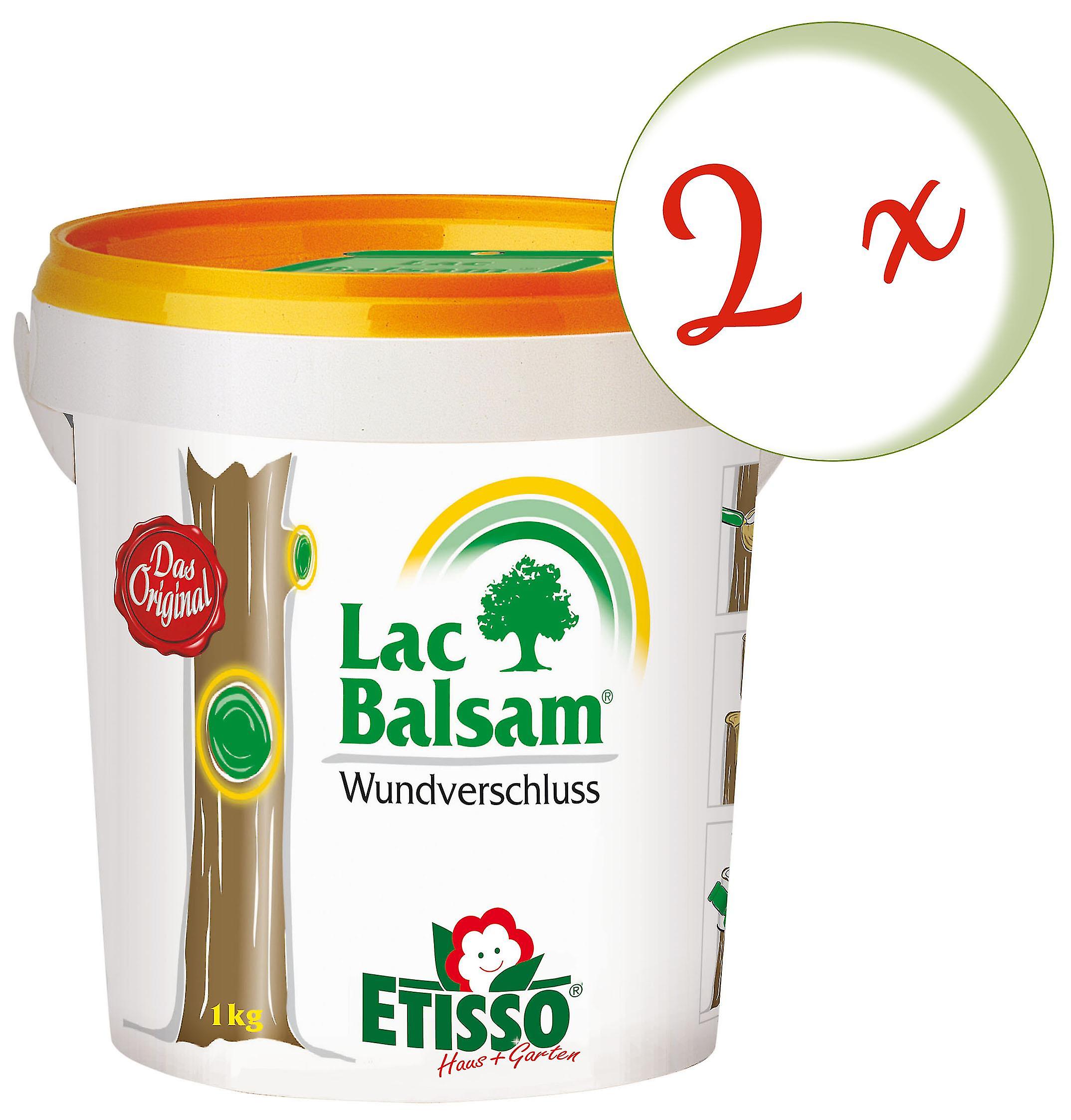 2 x FRUNOL DELICIA?? Etisso?? LacBalsam Wundverschluss， 1 kg