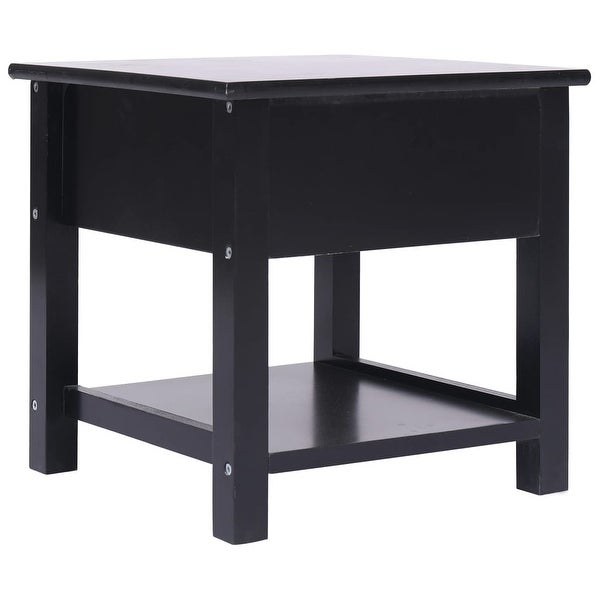 Side Table Black 15.7